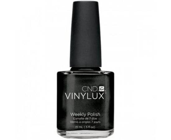 CND Vinylux 133 Overtly Onyx - Темно-серый, плотный, с микроперламутром