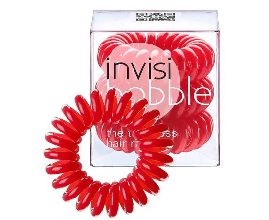 Invisibobble Raspberry Red - резинка для волос красная (3 шт.)
