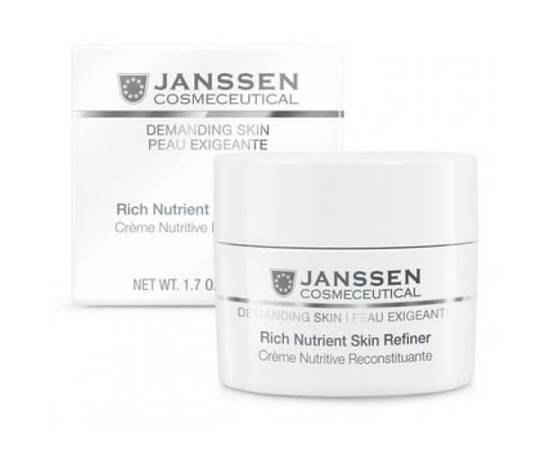 Janssen Cosmetics Demanding Skin Rich Nutrient Skin Refiner - Обогащенный дневной питательный крем SPF15 50 мл, Объём: 50 мл
