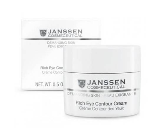 Janssen Cosmetics Demanding Skin Rich Eye Contour Cream - Питательный крем для кожи вокруг глаз 15 мл, Объём: 15 мл