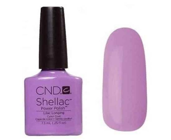 CND Shellac № 56 Lilac - нежно-лиловый, эмалевый, без блесток и перламутра