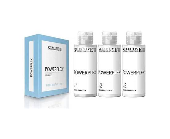 Selective PowerPlex - Набор для профессиональной услуги укрепления волос 3 х 100 мл, Набор: 3 х 100 мл