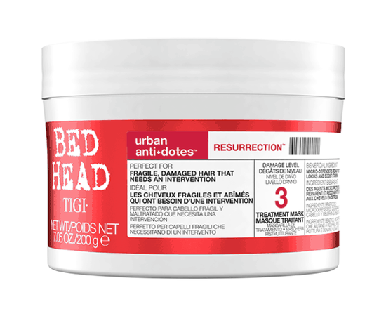 TIGI Bed Head Urban Anti+dotes Resurrection 3 - Маска для сильно поврежденных волос 200 мл