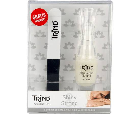 TRIND Shiny Strong Set - Набор для ухода за ногтями Прочность и блеск