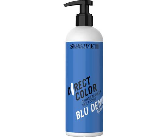 Selective Direct Color Denim Blue - Ухаживающая краска (синий джинсовый) 300 мл, Объём: 300 мл
