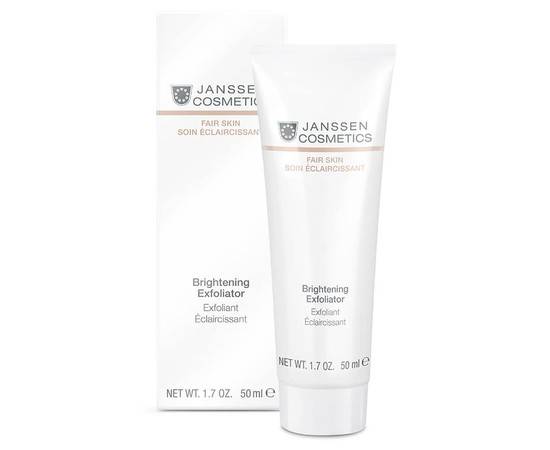 Janssen Cosmetics Fair Skin Brightening Exfoliator - Пилинг-крем для выравнивания цвета лица 50 мл, Объём: 50 мл