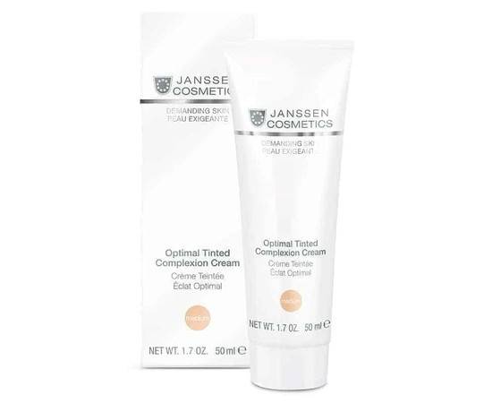 Janssen Cosmetics Demanding Skin Optimal Tinted Complexion Cream - Дневной крем с тоном Оптимал Комплекс (SPF 10) 50 мл (medium), Объём: 50 мл (medium)