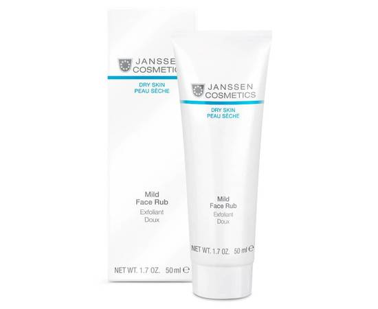 Janssen Cosmetics Dry Skin Mild Face Rub - Мягкий скраб с гранулами жожоба 50 мл, Объём: 50 мл