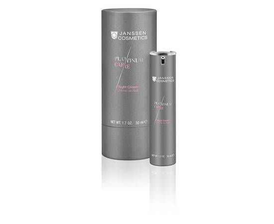 Janssen Cosmetics Platinum Care - Реструктурирующий ночной крем с пептидами и коллоидной платиной 50 мл, Объём: 100 мл