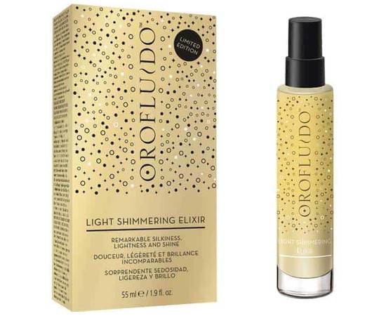 Revlon Orofluido Light Shimmering Elixir - Ультра-легкое сухое масло с блестящими частичками 55 мл