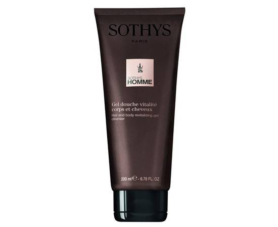 Sothys Hair And Body Revitalizing Gel Cleanser - Ревитализирующий гель-шампунь для волос и тела 200 мл, Объём: 200 мл