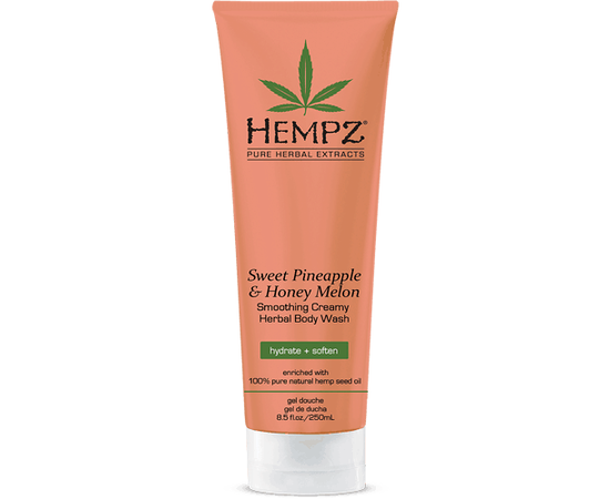 Hempz Sweet Pineapple Honey Melon Herbal Body Wash - Гель для душа Ананас Медовая Дыня 250 мл, Объём: 250 мл