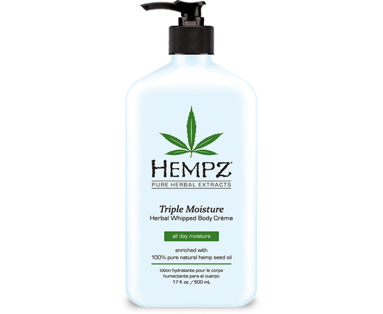 Hempz Herbal Body Triple Moisture - Молочко для тела Тройное Увлажнение 500 мл, Объём: 500 мл