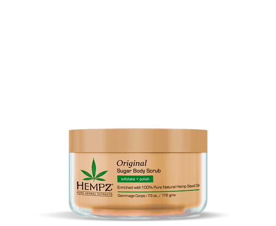 Hempz Original Herbal Sugar Body Scrub - Скраб для тела Оригинальный 176 гр, Объём: 176 гр