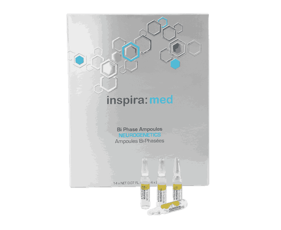 Inspira Bi-Phase Ampoules Neurogenetics - Двухфазная сыворотка для экспресс-восстановления кожи 14 х 2 мл, Объём: 14 х 2 мл