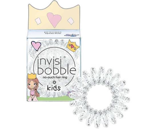 Invisibobble KIDS Princess Sparkle - детская резинка для волос прозрачный с блестками (3 шт.)