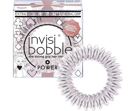 Invisibobble POWER Princess of the Hearts - резинка для волос искристый розовый (3 шт.)