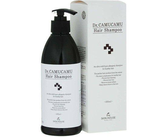 The Skin House Dr.Camucamu Hair Shampoo - Лечебный шампунь 400 мл, Объём: 400 мл