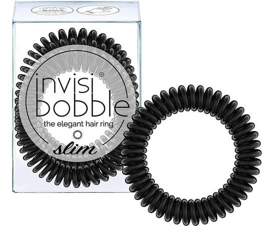 Invisibobble SLIM True Black - резинка для волос черный (3 шт.)
