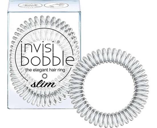 Invisibobble SLIM Chrome Sweet Chrome - резинка для волос серебряный (3 шт.)