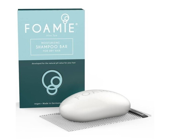 Foamie Aloe Spa - Твердый шампунь для сухих волос
