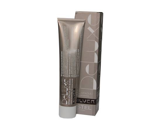Estel Professional De Luxe Silver - Крем-краска для волос 4/75 шатен коричнево-красный 60 мл 60 мл, Объём: 60 мл