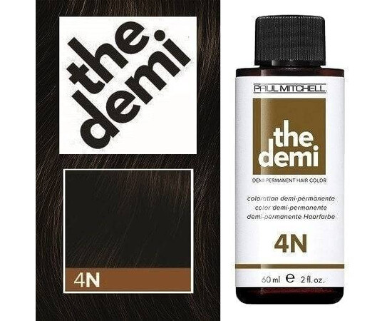 Paul Mitchell The Demi 4N - Безаммиачный краситель 60 мл