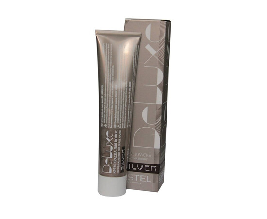 Estel Professional De Luxe Silver - Крем-краска для волос 6/76 темно-русый коричнево-фиолетовый 60 мл