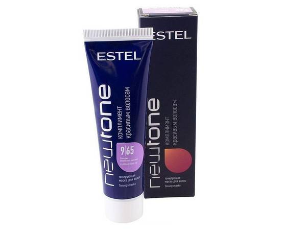 Estel Professional Newtone Mask - Тонирующая маска для волос 9/65 блондин фиолетово-красный 60 мл