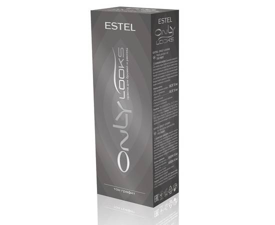 Estel Professional Only Looks - Краска для бровей и ресниц графит 80 мл
