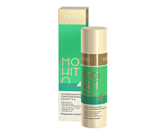 Estel Professional Mohito Sun Spray - Солнцезащитный спрей для волос зелёный чай 100 мл, Объём: 100 мл
