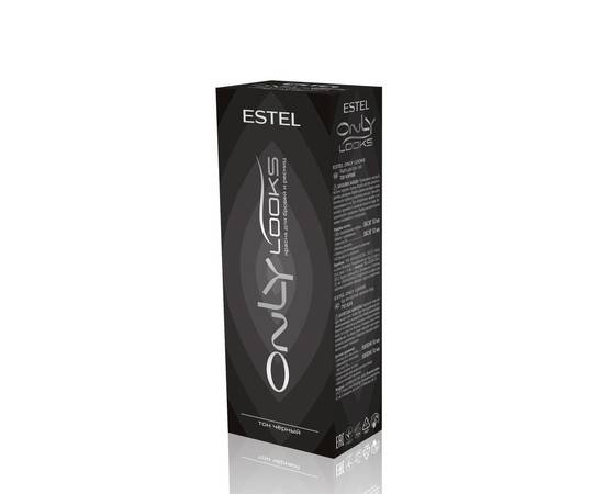 Estel Professional Only Looks - Краска для бровей и ресниц черная 80 мл