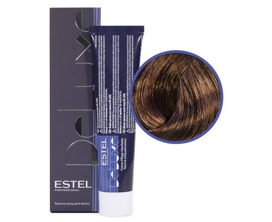 Estel Professional De Luxe - Краска-уход 7/75 русый коричнево-красный 60 мл