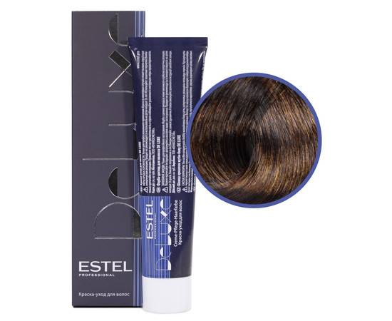 Estel Professional De Luxe - Краска-уход 6/75 темно-русый коричнево-красный 60 мл