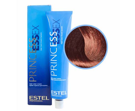 Estel Professional Essex - Стойкая краска для волос 6/65 темно-русый фиолетово-красный (бордо) 60 мл