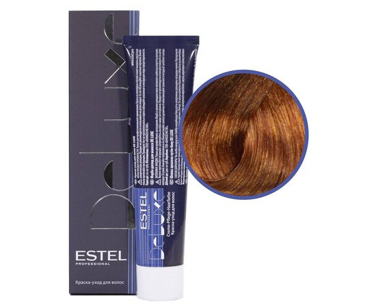Estel Professional De Luxe - Краска-уход 8/44 светло-русый медный интенсивный 60 мл