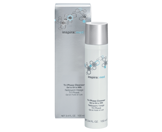 Inspira Med TRI PHASE CLEANSER - Трехфазный очищающий гель 100 мл, Объём: 100 мл