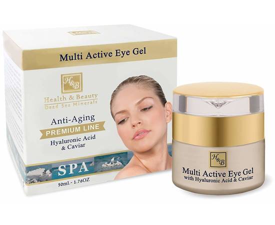 Health Beauty - Мультиактивный Гель для глаз с гиалуроновой кислотой и экстрактом черной икры 50 мл, Объём: 50 мл