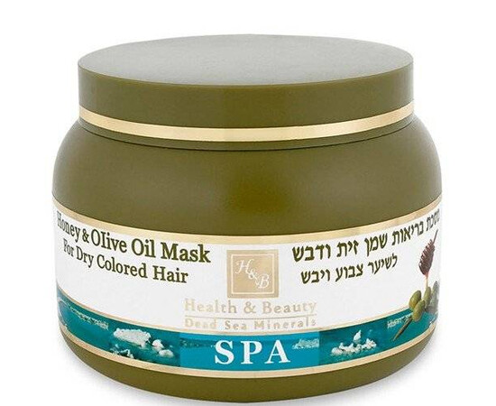 Health Beauty - Маска с добавлением оливкового масла и меда для крашеных и сухих волос 250 мл, Объём: 250 мл