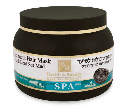 Health Beauty - Маска увлажняющая для сухих и окрашенных волос с грязью Мертвого моря 250 мл, Объём: 250 мл