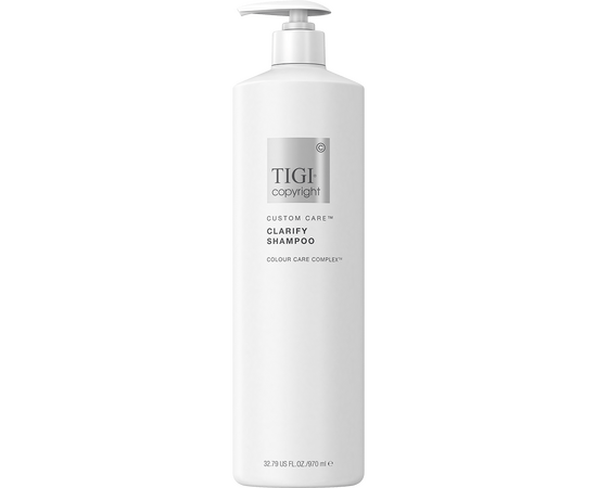 TIGI Copyright Custom Care Clarify Shampoo - Очищающий шампунь для волос 970 мл, Объём: 970 мл