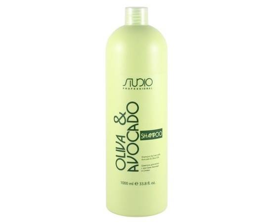 Kapous Studio Olive and Avocado - Шампунь для волос с маслами авокадо и оливы 1000 мл, Объём: 1000 мл