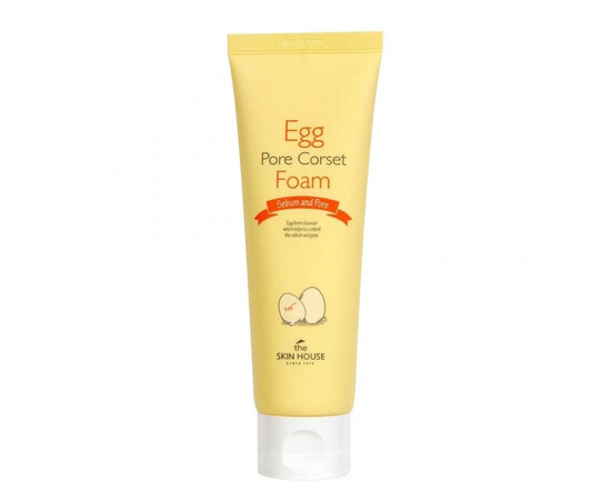 The Skin House Egg Pore Corset Foam - Пенка для глубокого очищения и сужения пор с яичным экстрактом 120 мл, Объём: 120 мл
