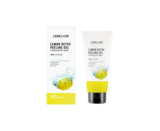 Lebelage Lemon Detox Peeling Gel - Отшелушивающий гель с экстрактом лимона 180 мл, Объём: 180 мл