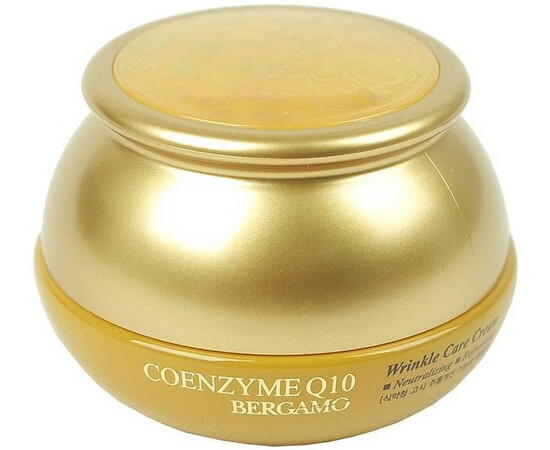 Bergamo Coenzyme Q10 Wrinkle Care Cream - Крем с коэнзимом Q10 антивозрастной 50 гр, Объём: 50 гр