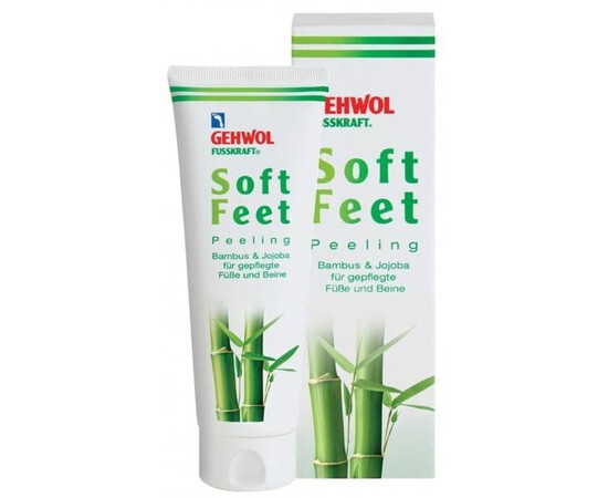 Gehwol Fusskraft Scrub Soft Feet - Пилинг Бамбук и Жожоба 125 мл, Объём: 125 мл