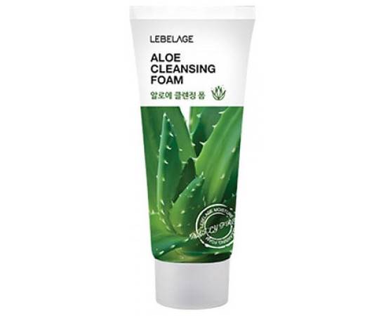 Lebelage Aloe Cleansing Foam - Пенка для умывания с экстрактом алоэ 180 мл, Объём: 180 мл