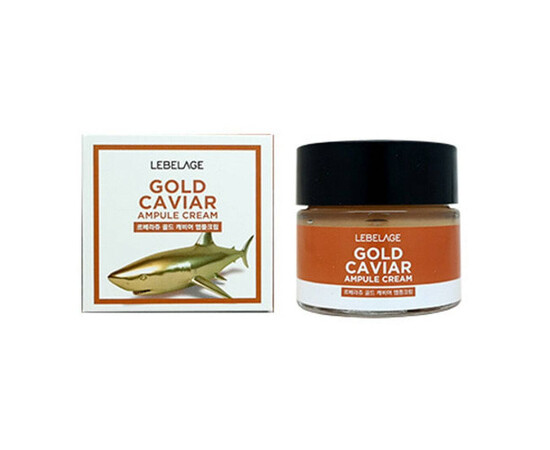 Lebelage Gold Caviar Ampule Cream - Ампульный крем с экстрактом икры 70 мл, Объём: 70 мл