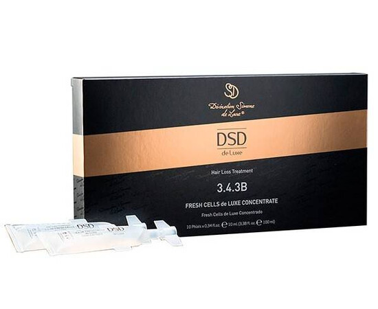 DSD De Luxe Hair Loss Treatment Fresh Cells de Luxe Wondercell Concentrate 3.4.3B - Концентрат Фреш целлс Де Люкс 10 х 10 мл, Объём: 10 х 10 мл