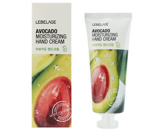 Lebelage Avocado Moisturizing Hand Cream - Крем для рук увлажняющий с авокадо 100 мл, Объём: 100 мл